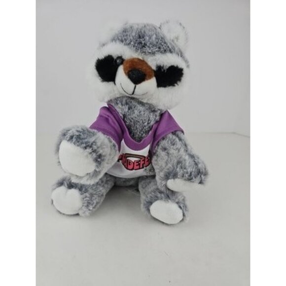 Pridefest The Bear Factory Plush Stuffed Animal Racoon 9"  Soft Adorable - Picture 1 of 11
